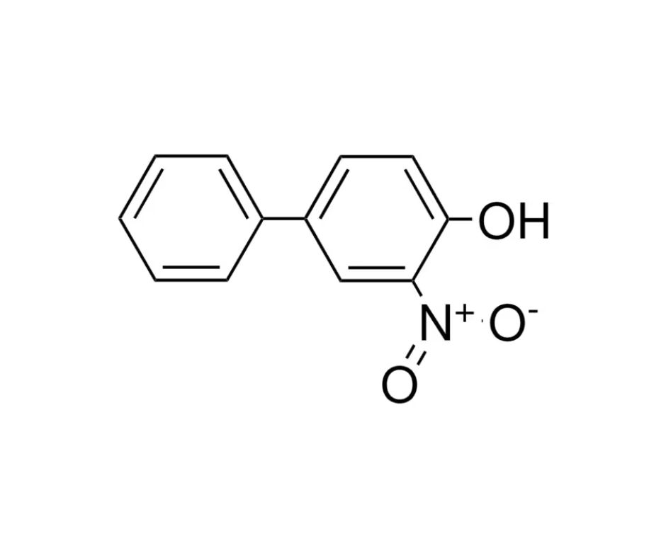 image de la molécule 2-NITRO-4-PHENYLPHENOL