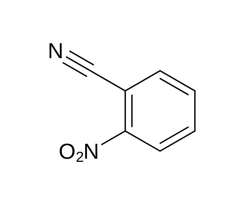image de la molécule 2-Nitrobenzonitrile