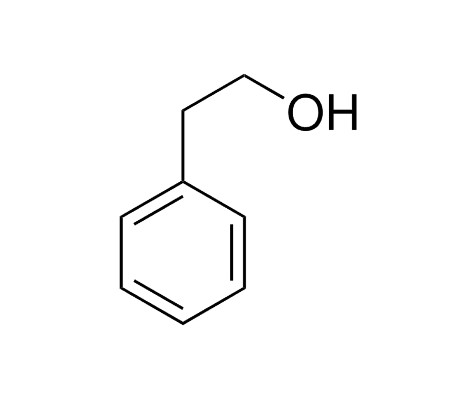 image de la molécule 2-Phényléthanol