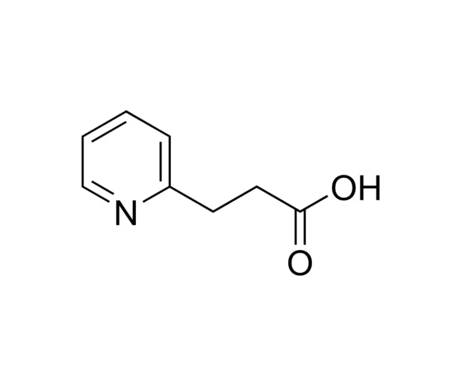 image de la molécule 2-Pyridinepropionic acid
