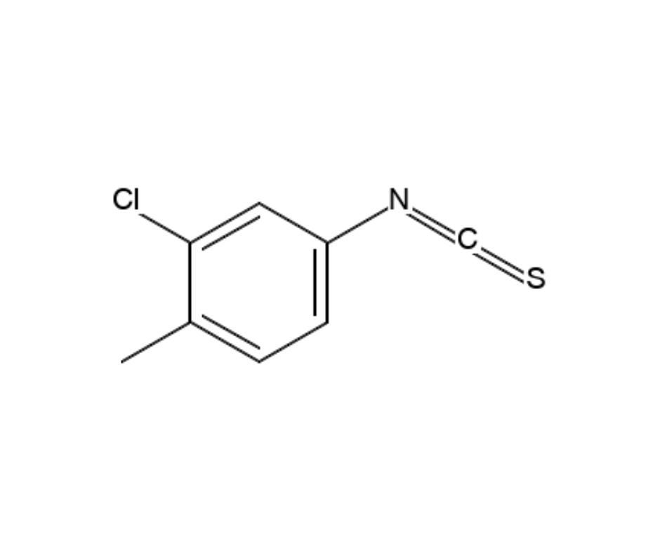 image de la molécule 2-chloro-4-isothiocyanato-1-methylbenzene