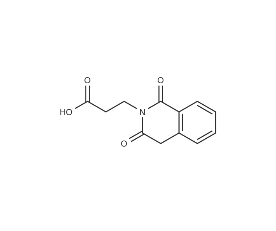 image de la molécule 3-(1,3-Dioxo-3,4-dihydroisoquinolin-2(1H)-yl)propanoic acid