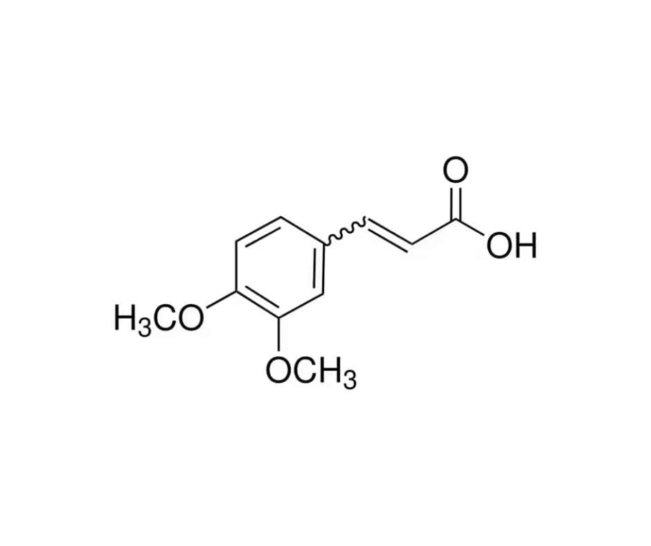 image de la molécule 3,4-Dimethoxycinnamic acid