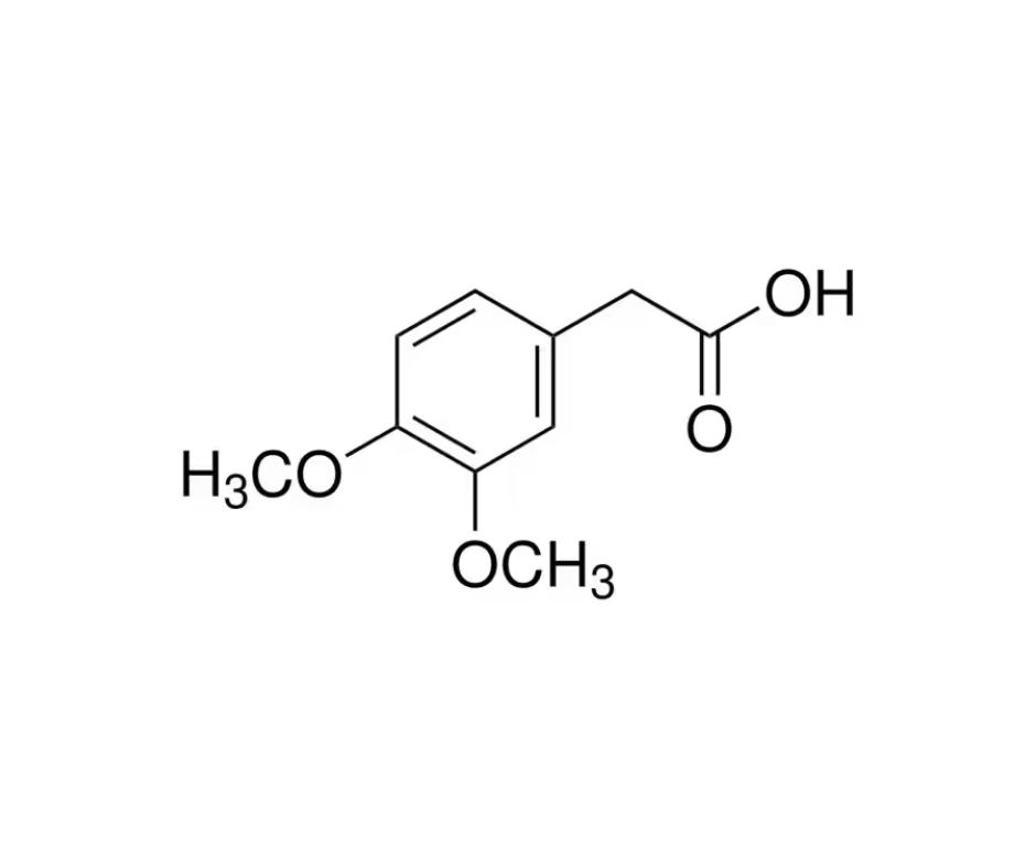 image de la molécule 3,4-Dimethoxyphenylacetic acid