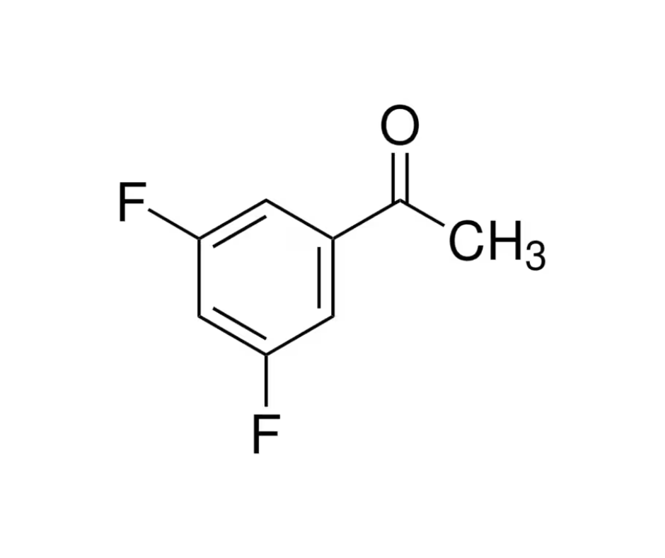 image de la molécule 3′,5′-Difluoroacetophenone