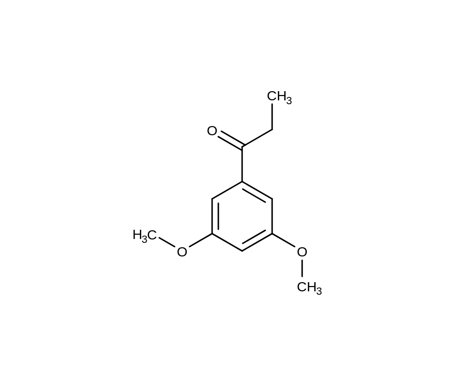 image de la molécule 3',5'-Dimethoxypropiophenone