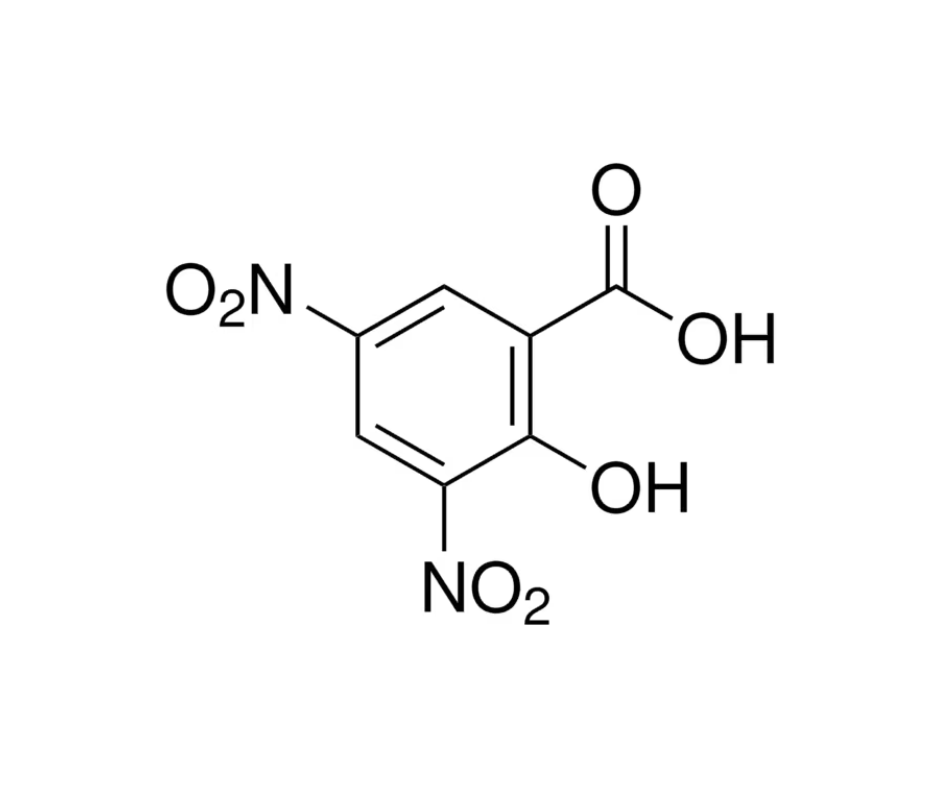 image de la molécule 3,5-Dinitrosalicylic acid