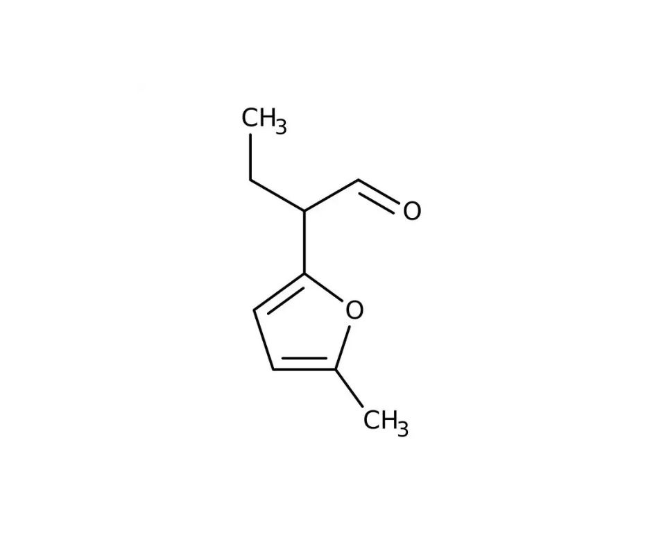image de la molécule 3-(5-Methyl-2-furyl)butyraldehyde