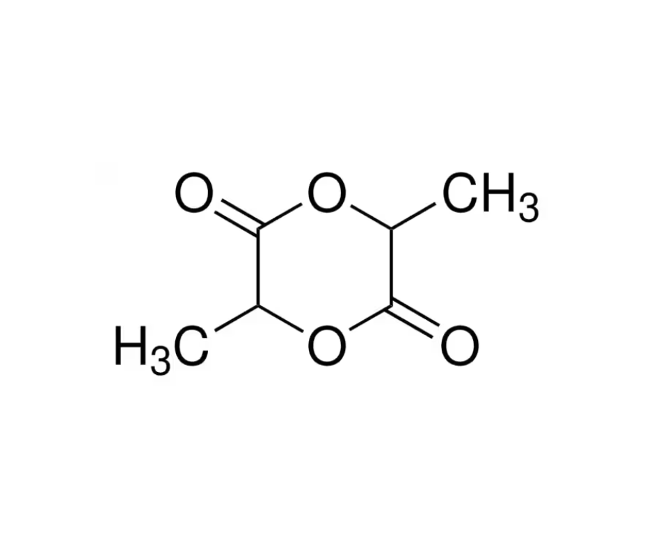 image de la molécule 3,6-Dimethyl-1,4-dioxane-2,5-dione