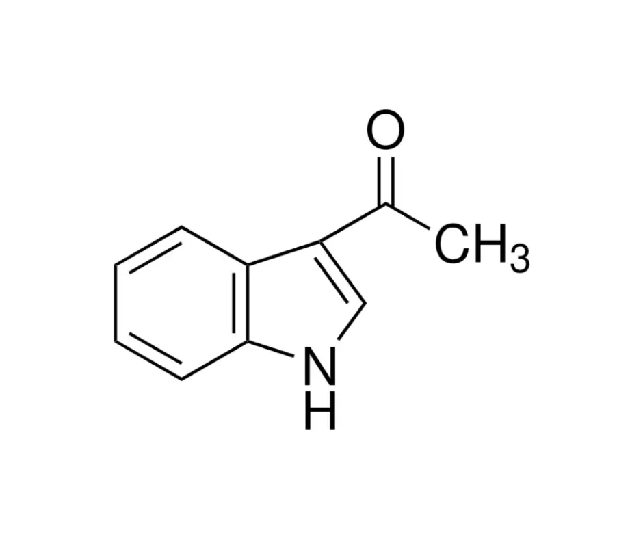 image de la molécule 3-Acetylindole