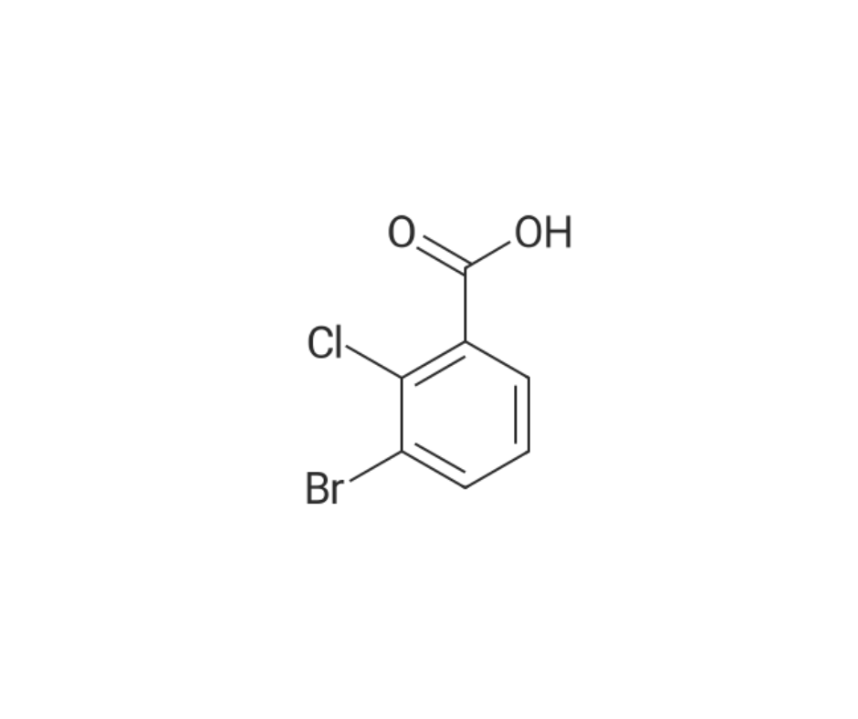 image de la molécule 3-Bromo-2-chlorobenzoic acid