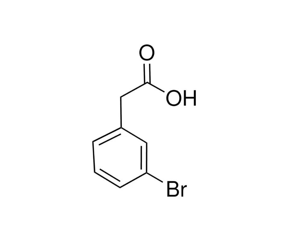 image de la molécule 3-Bromophenylacetic acid