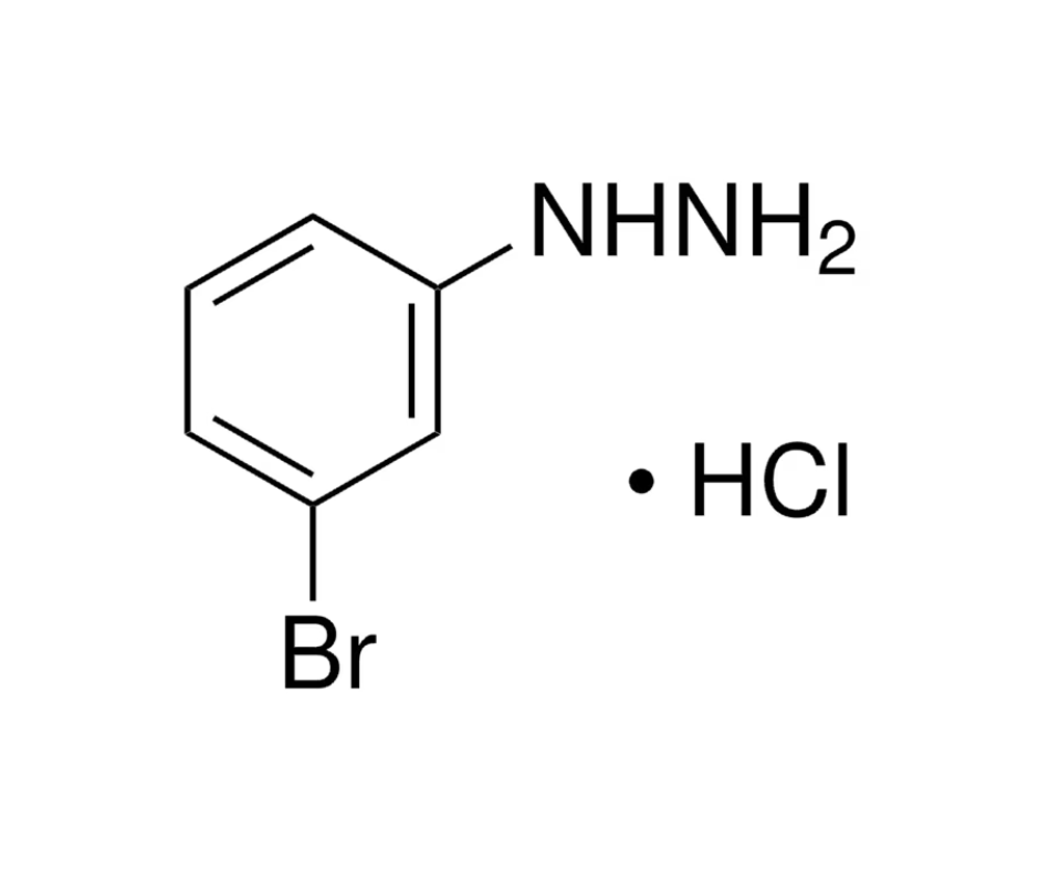 image de la molécule 3-Bromophenylhydrazine hydrochloride
