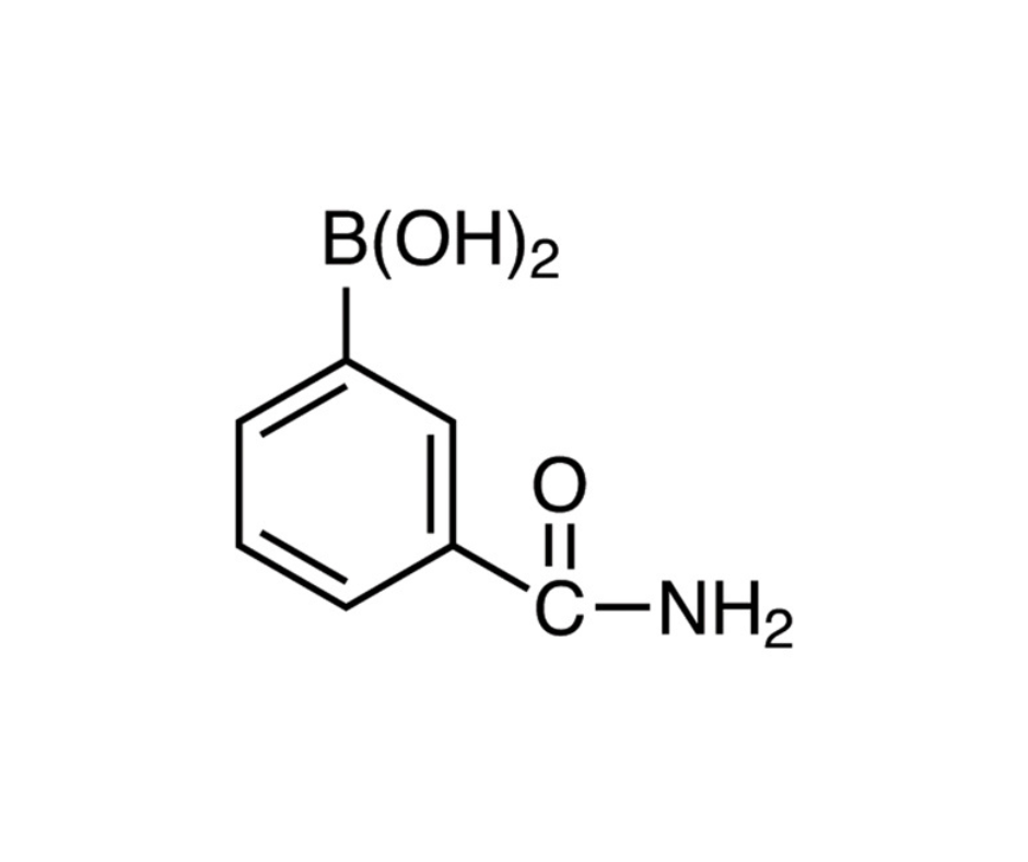 image de la molécule 3-Carbamoylphenylboronic Acid