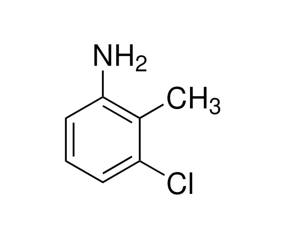 image de la molécule 3-Chloro-2-methylaniline