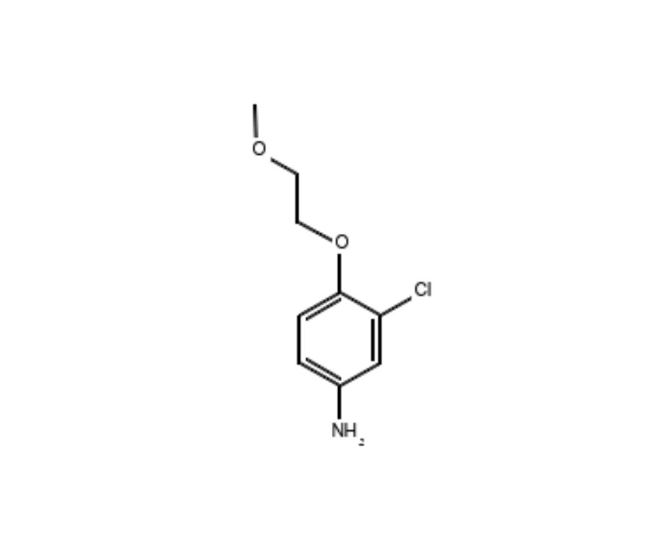 image de la molécule 3-Chloro-4-(2-methoxy-ethoxy)-phenylamine