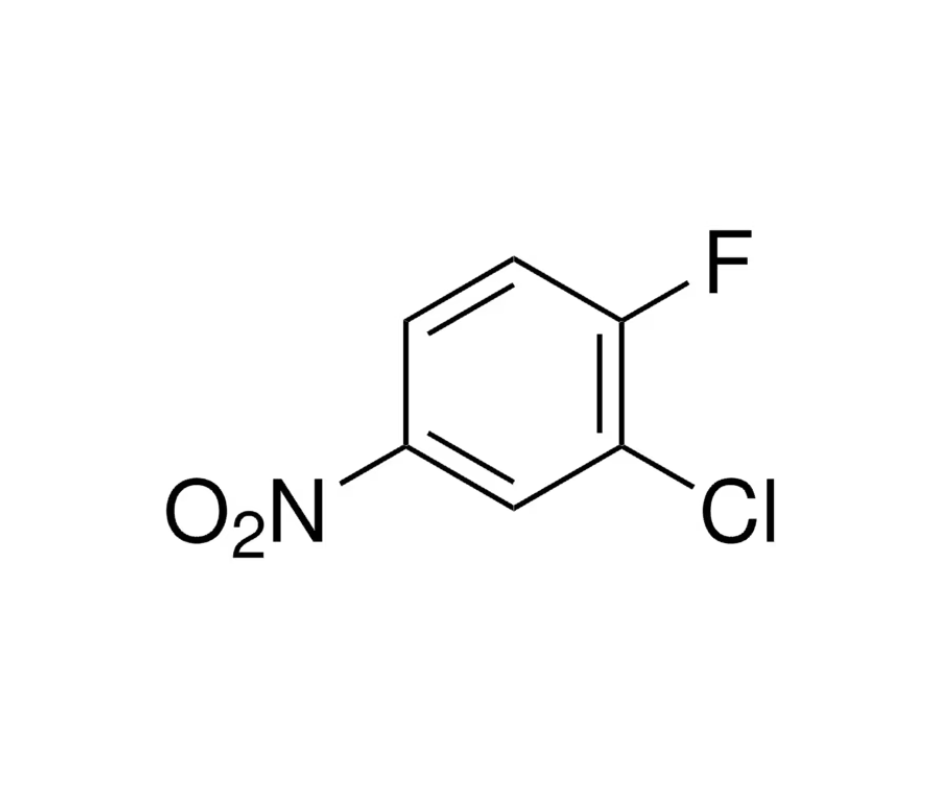 image de la molécule 3-Chloro-4-fluoronitrobenzene