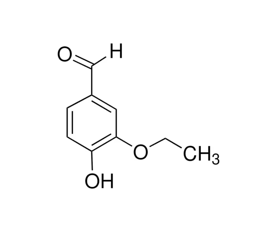 image de la molécule 3-Ethoxy-4-hydroxybenzaldehyde