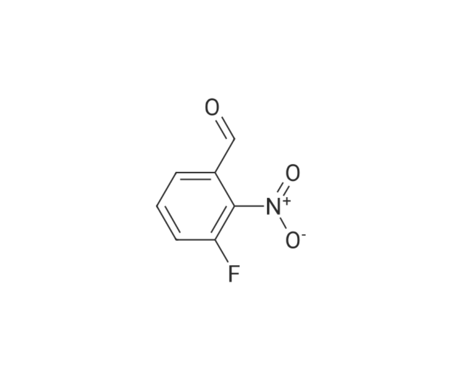 image de la molécule 3-Fluoro-2-nitrobenzaldehyde