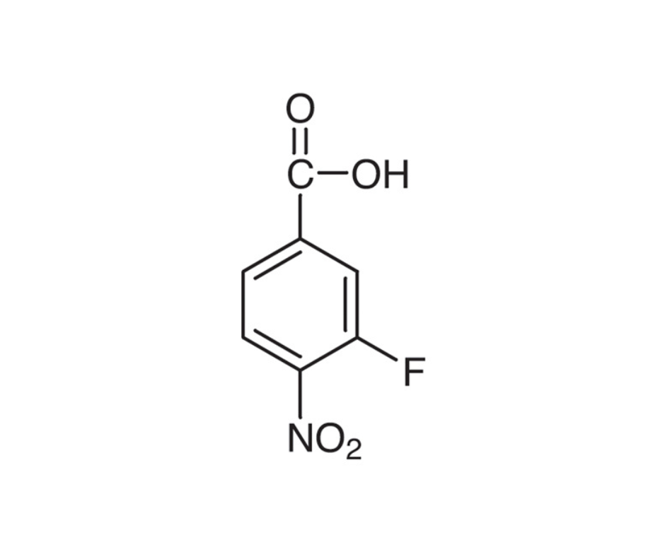 image de la molécule 3-Fluoro-4-nitrobenzoic Acid