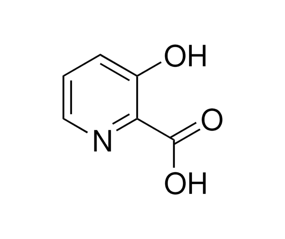 image de la molécule 3-Hydroxypyridine-2-carboxylic acid