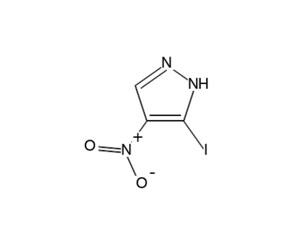 image de la molécule 3-Iodo-4-nitro-1H-pyrazole