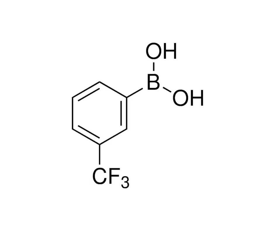 image de la molécule 3-(Trifluoromethyl)phenylboronic acid