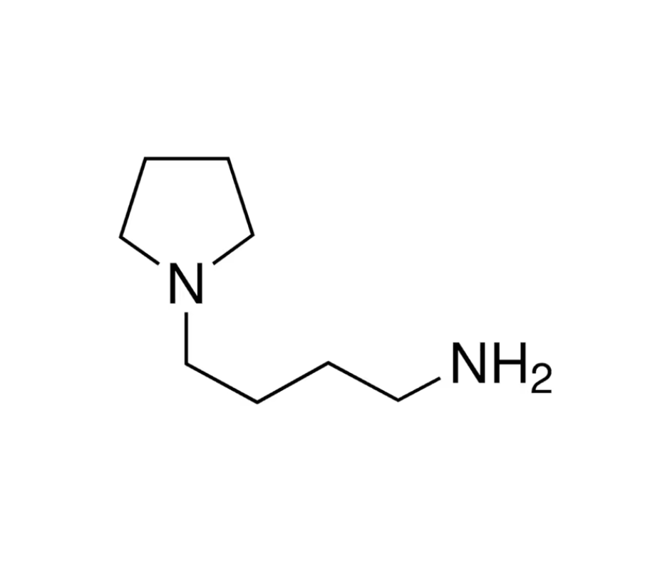 image de la molécule 4-(1-pyrrolidinyl)-1-butanamine