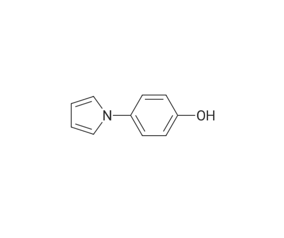 image de la molécule 4-(1H-Pyrrol-1-yl)phenol