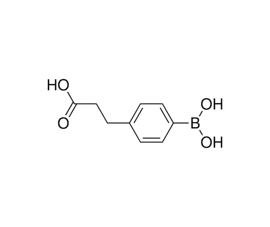 image de la molécule 4-(2-carboxyethyl)benzeneboronic acid