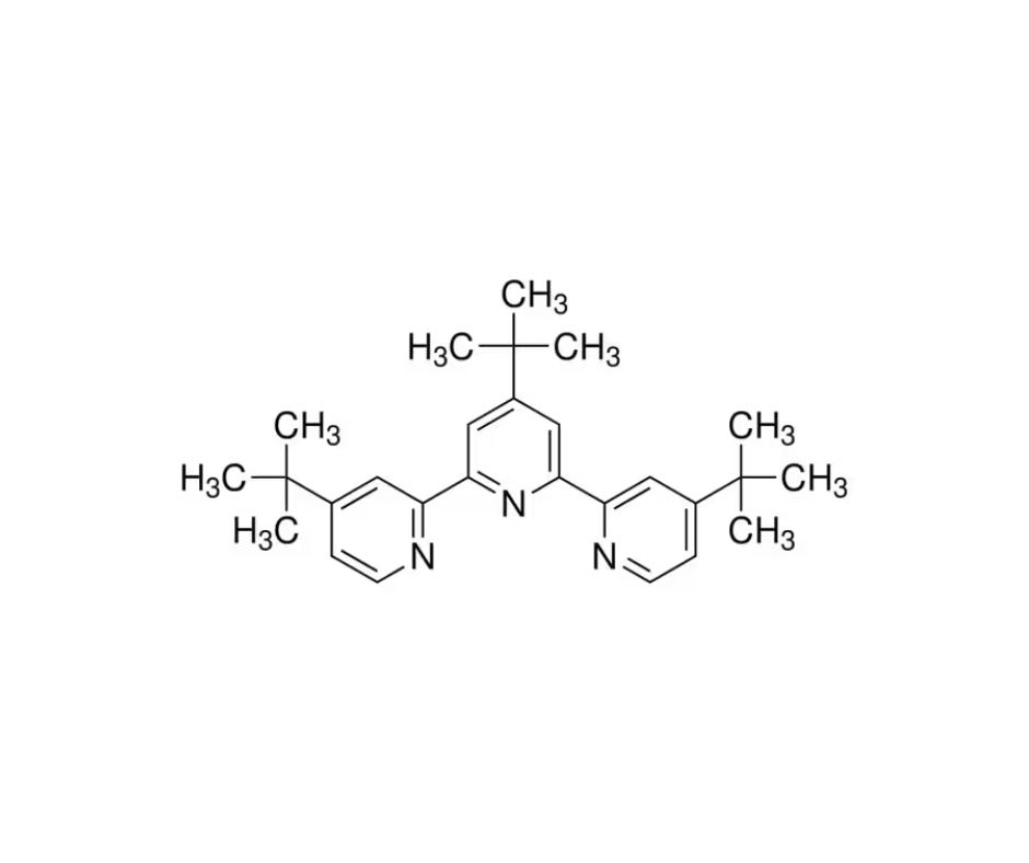 image de la molécule 4,4′,4″-Tri-tert-Butyl-2,2′:6′,2″-terpyridine