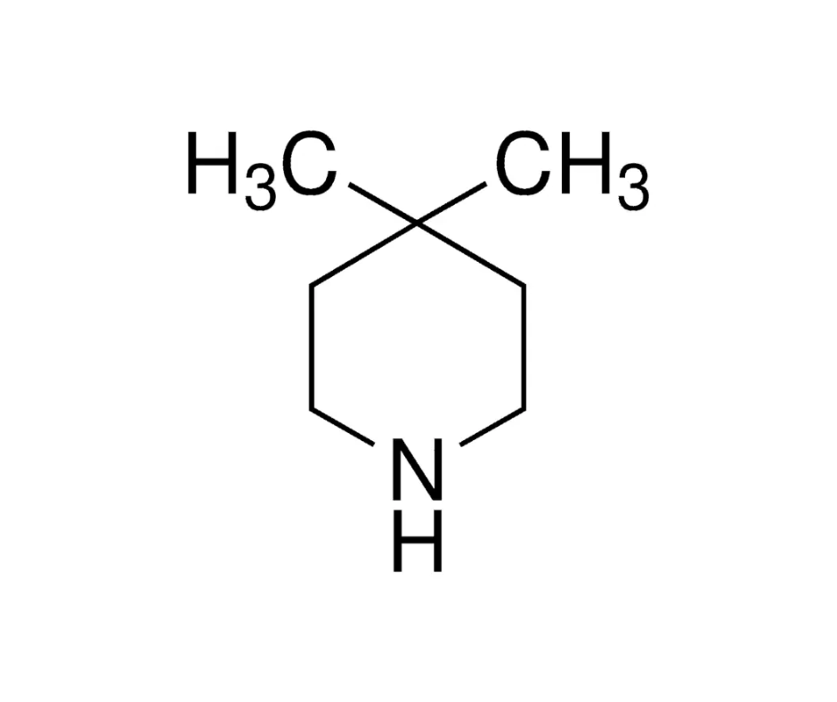 image de la molécule 4,4-dimethylpiperidine