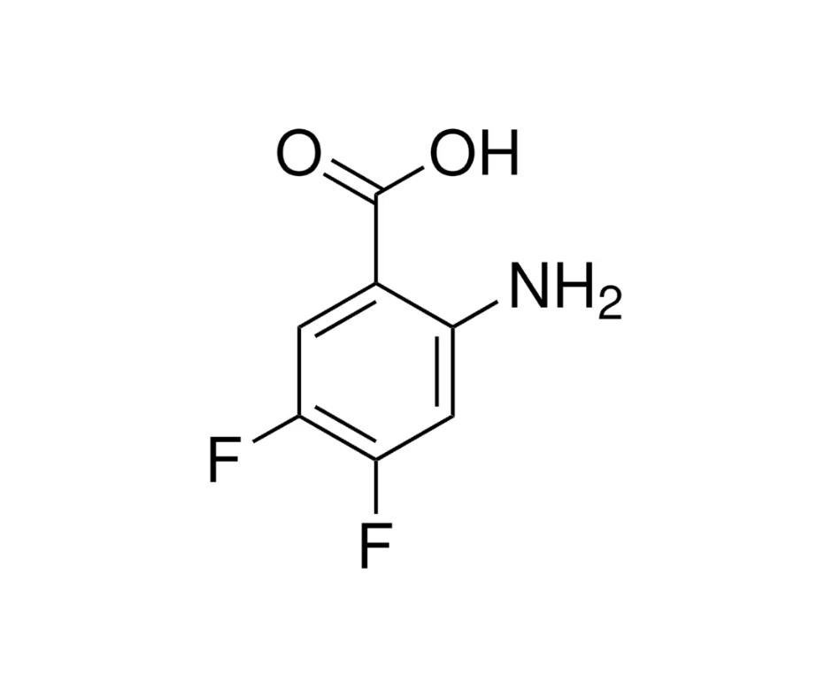 image de la molécule 4,5-Difluoroanthranilic acid