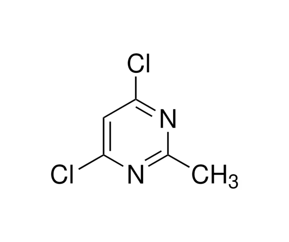 image de la molécule 4,6-Dichloro-2-methylpyrimidine