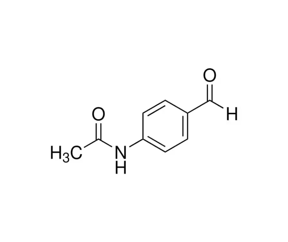 image de la molécule 4-Acetamidobenzaldehyde