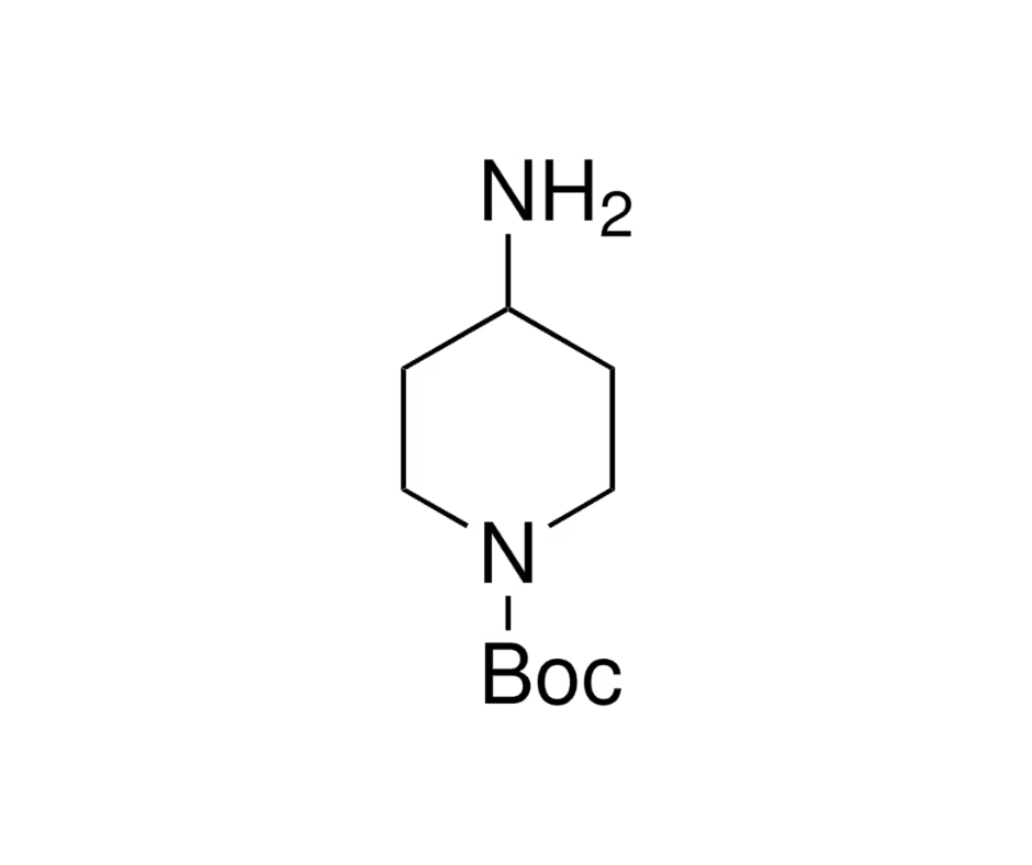image de la molécule 4-Amino-1-Boc-piperidine