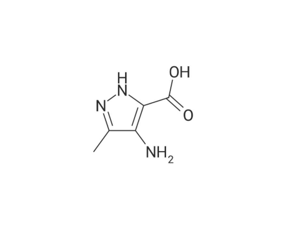 image de la molécule 4-Amino-3-methyl-1H-pyrazole-5-carboxylic acid
