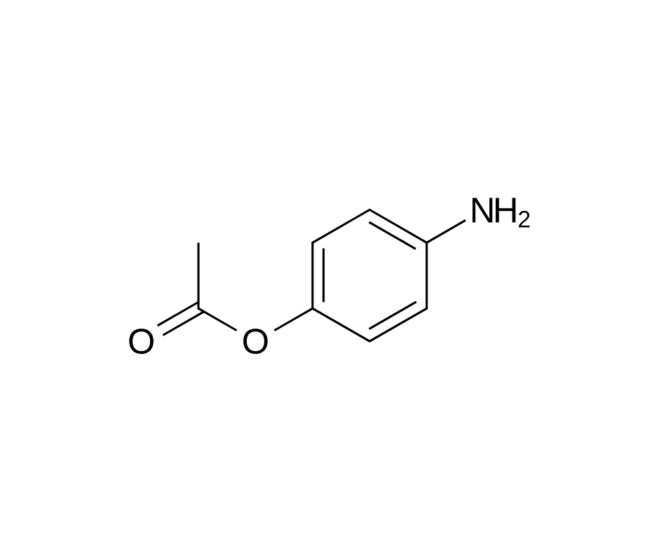 image de la molécule 4-Aminophenyl acetate