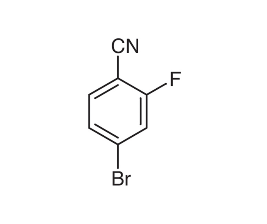 image de la molécule 4-Bromo-2-fluorobenzonitrile