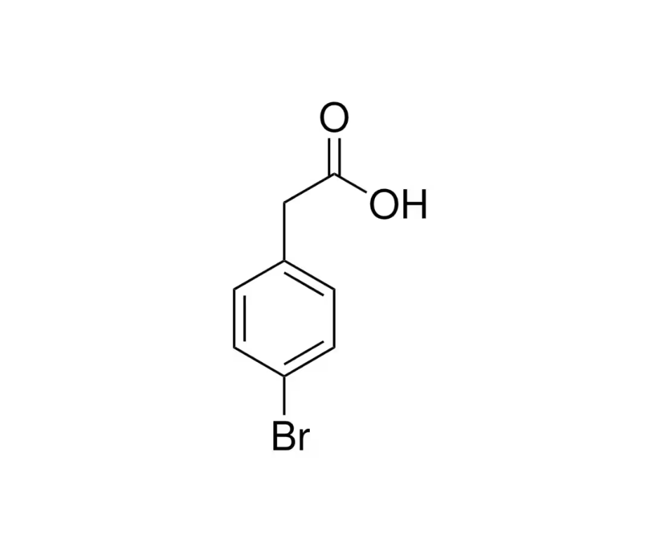 image de la molécule 4-Bromophenylacetic acid