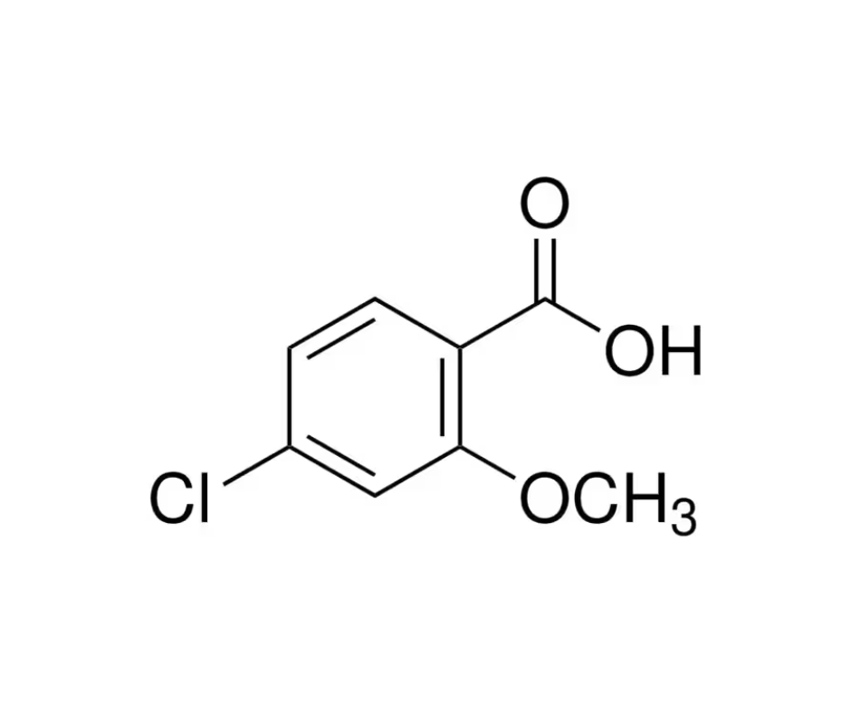 image de la molécule 4-Chloro-2-methoxybenzoic acid