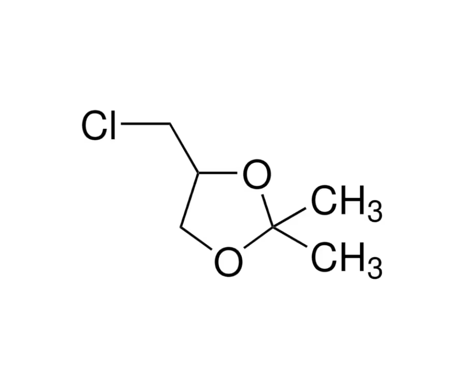 image de la molécule 4-Chloromethyl-2,2-dimethyl-1,3-dioxolane