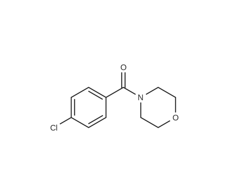 image de la molécule (4-Chlorophenyl)(morpholino)methanone