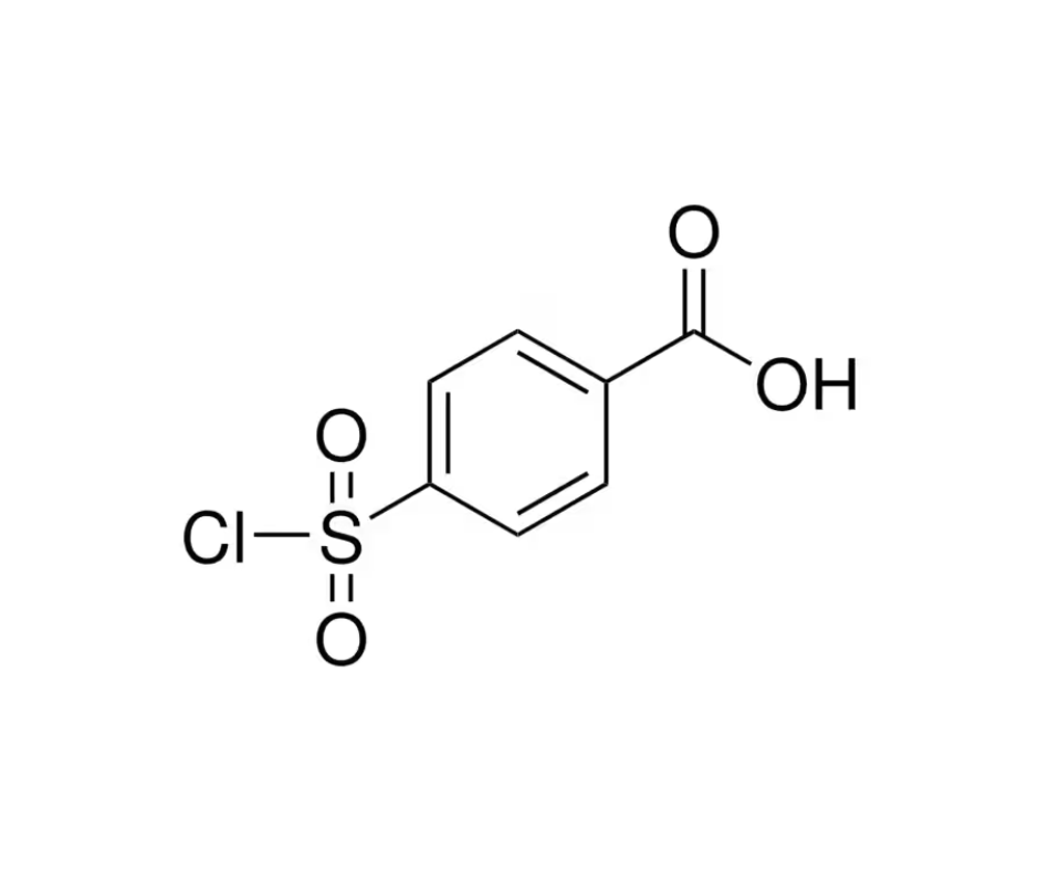 image de la molécule 4-(Chlorosulfonyl)benzoic acid