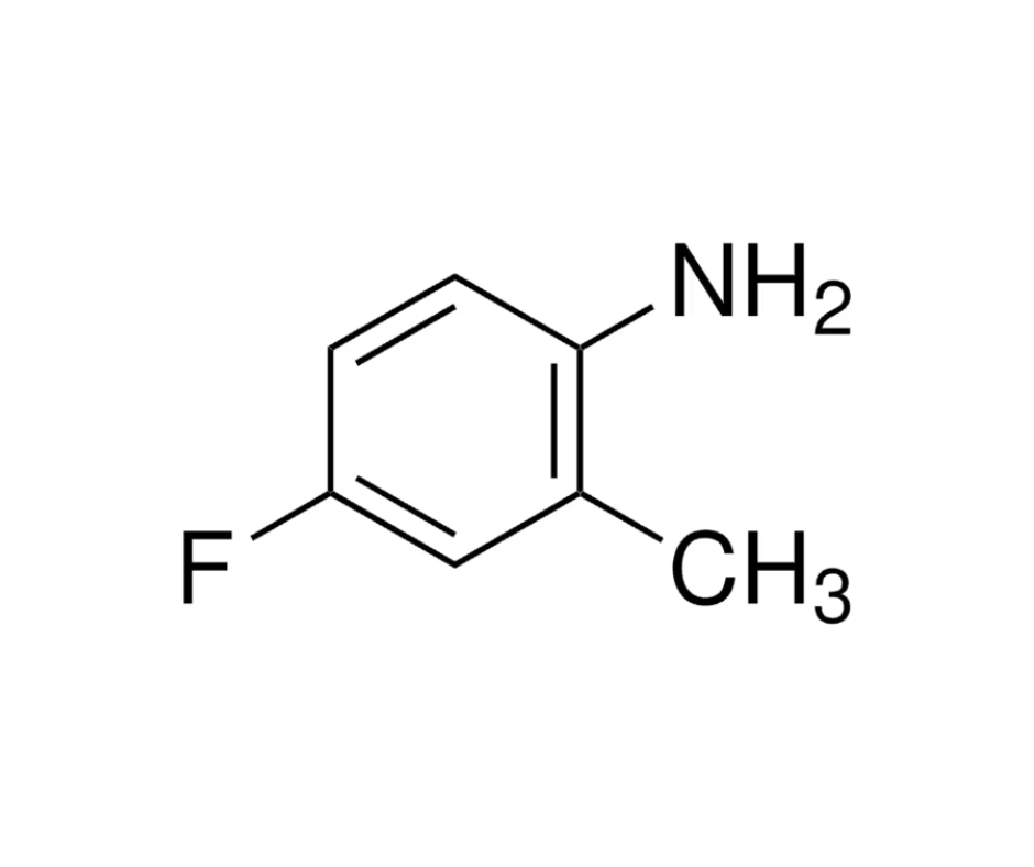 image de la molécule 4-Fluoro-2-methylaniline