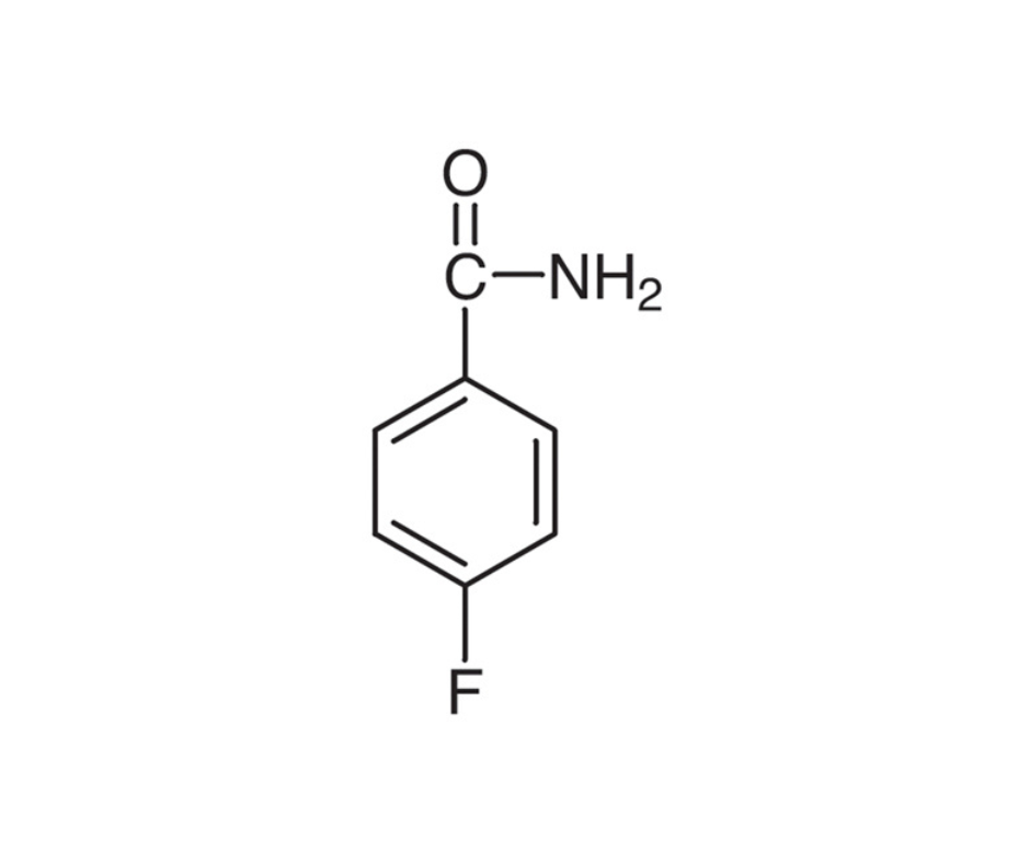 image de la molécule 4-Fluorobenzamide