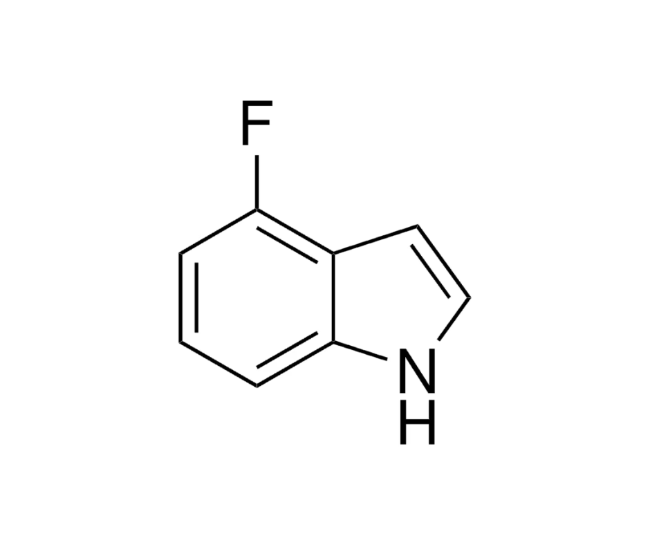 image de la molécule 4-Fluoroindole