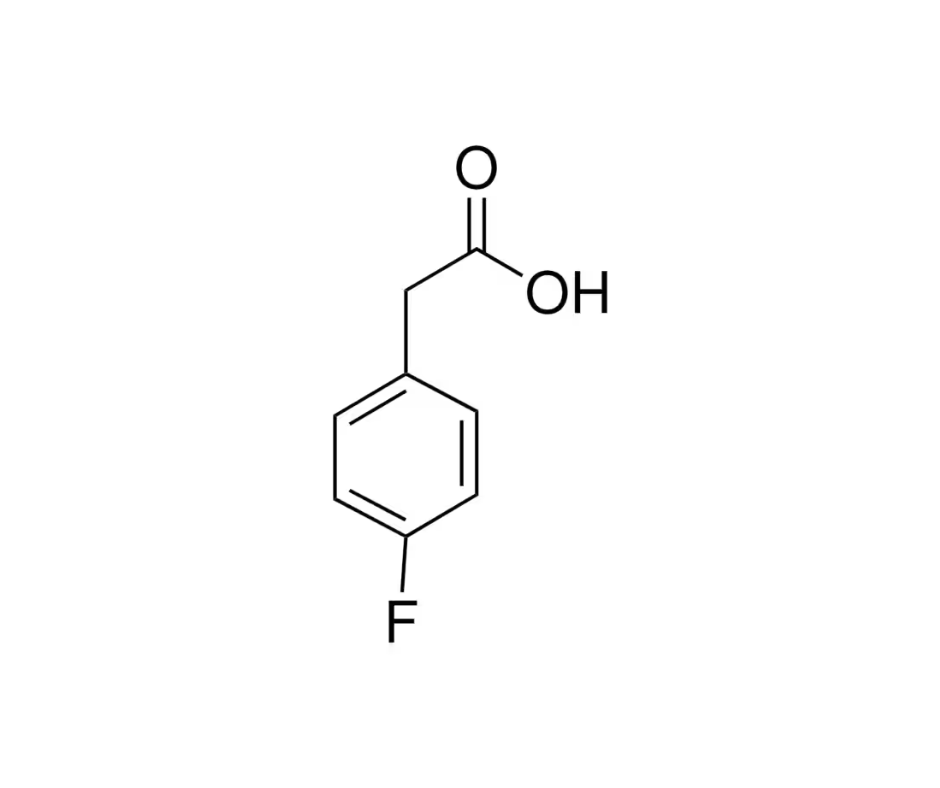 image de la molécule 4-Fluorophenylacetic acid