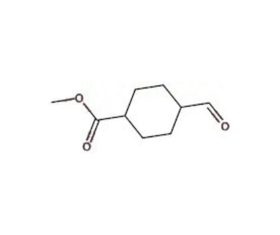 image de la molécule 4-Formyl-cyclohexanecarboxylic acid methyl ester