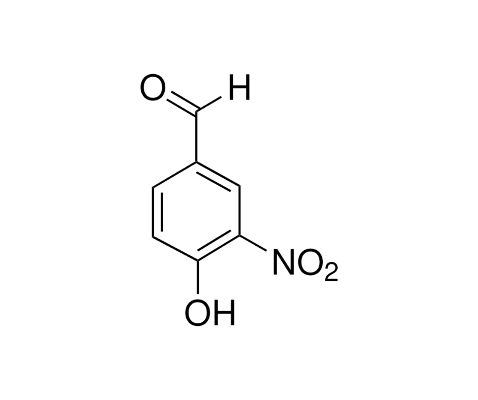 image de la molécule 4-Hydroxy-3-nitrobenzaldehyde